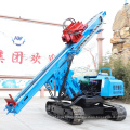 ground screw electric pile driver for construction, solar power system